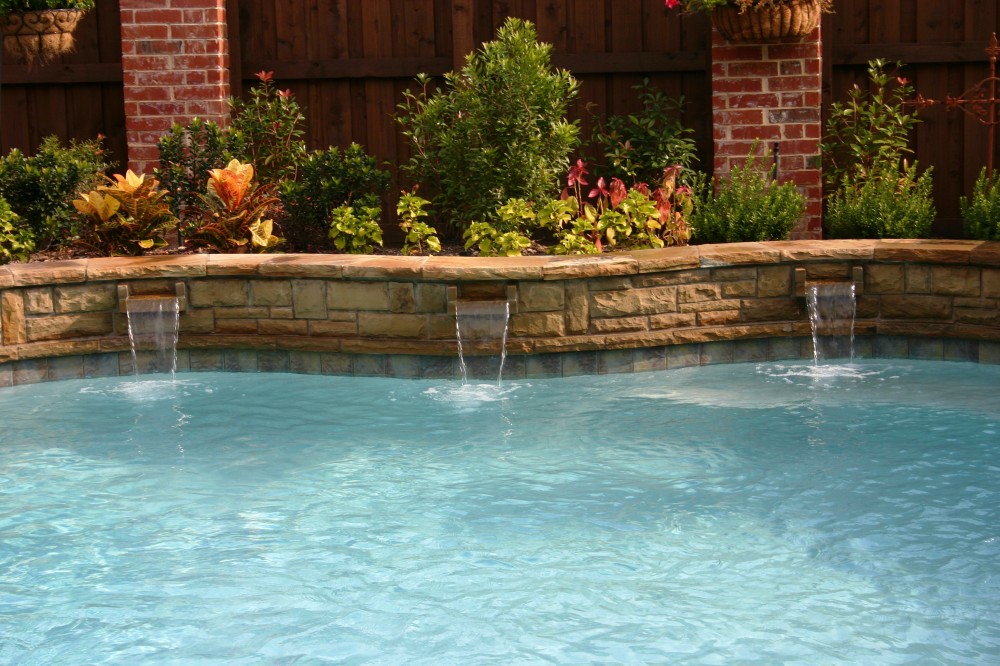 Photo By Gold Medal Pools & Outdoor Living. Water Features