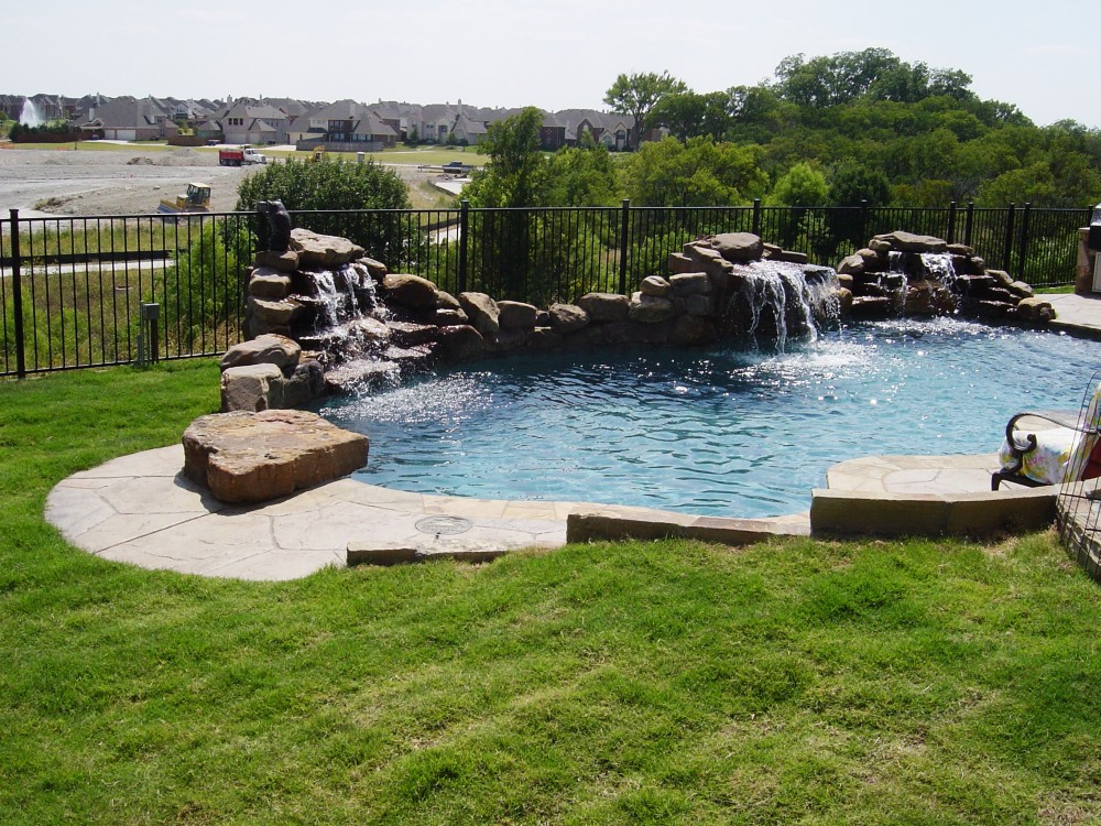 Photo By Gold Medal Pools & Outdoor Living. Water Features