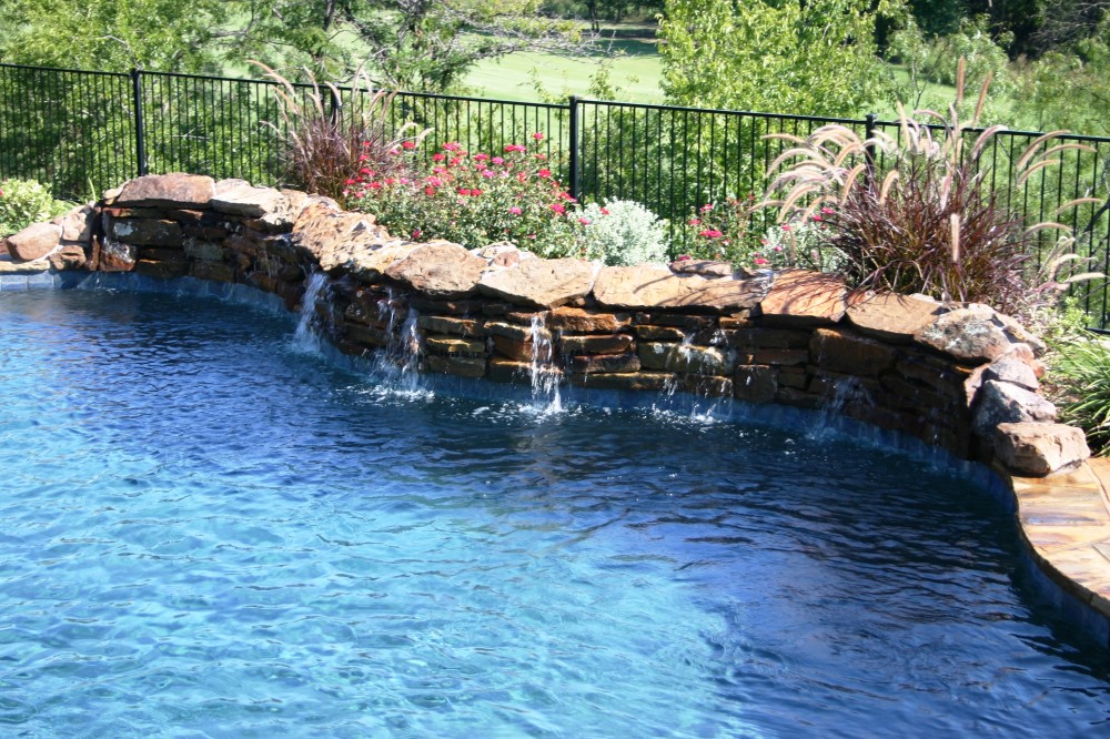 Photo By Gold Medal Pools & Outdoor Living. Water Features