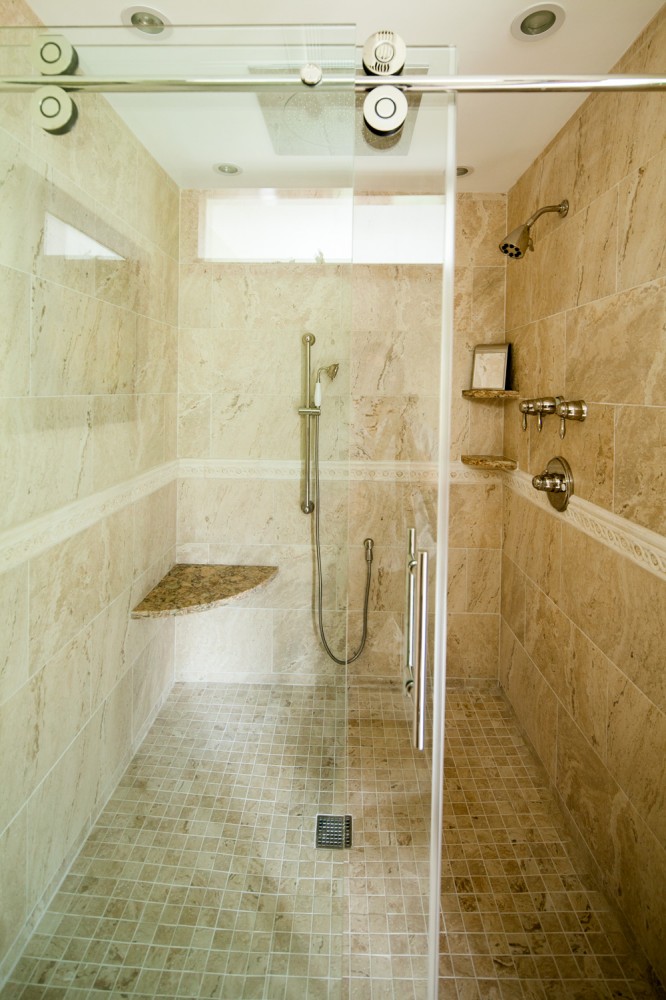 Photo By MN Reale Construction. Luxurious Master Bath