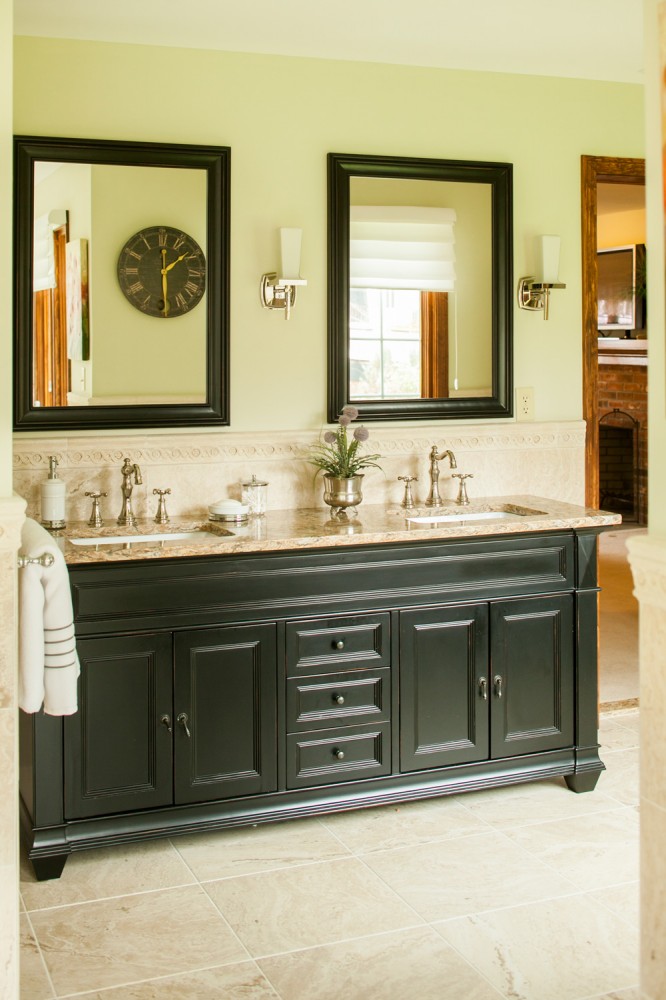 Photo By MN Reale Construction. Luxurious Master Bath