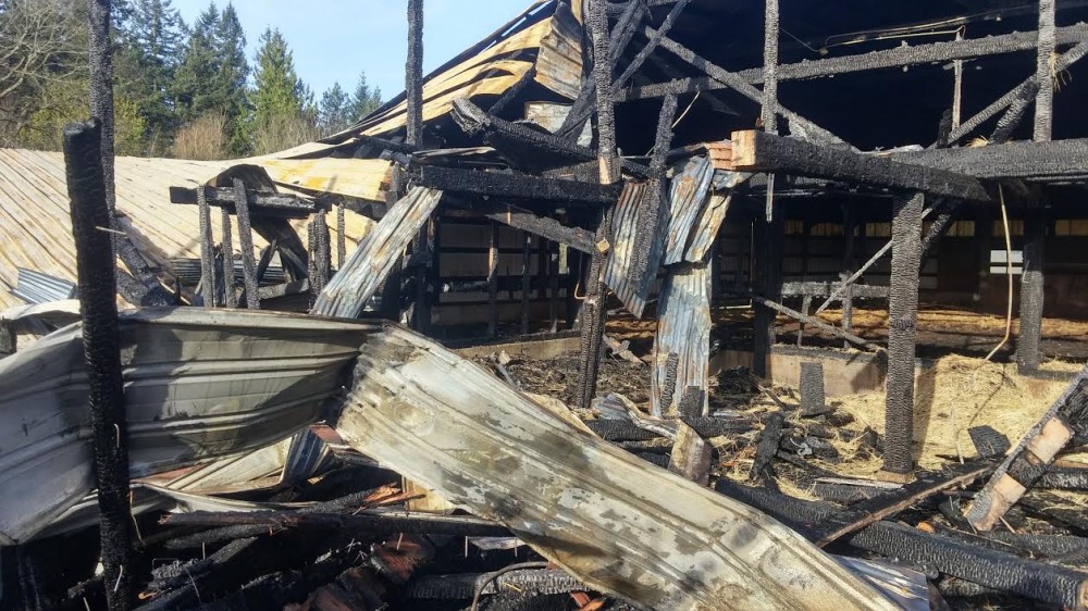 Photo By Oregon Demolition. Barn Demolition In Beavercreek, OR 97004