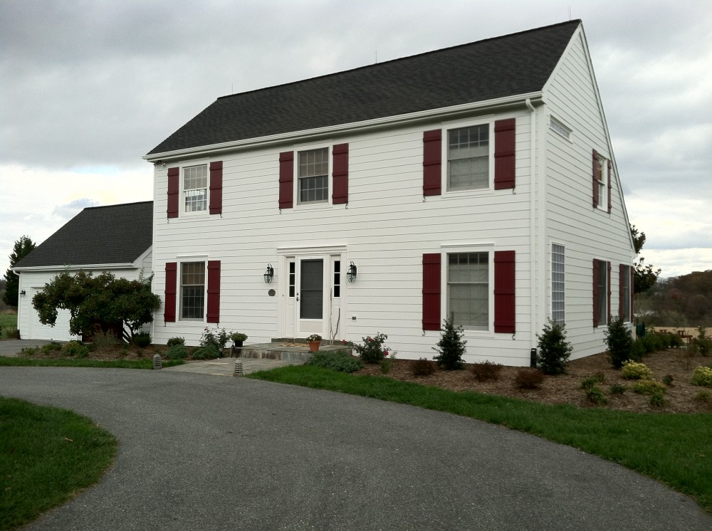 Photo By Custom Concepts Construction. James Hardie Arctic White Lap Siding