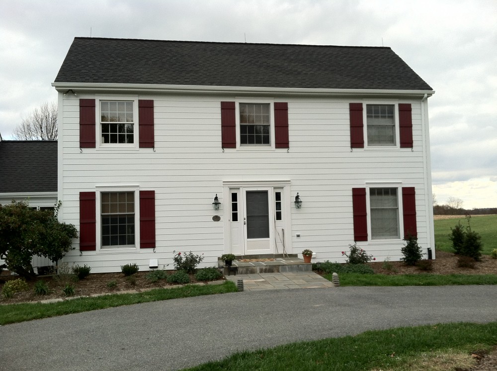 Photo By Custom Concepts Construction. James Hardie Arctic White Lap Siding