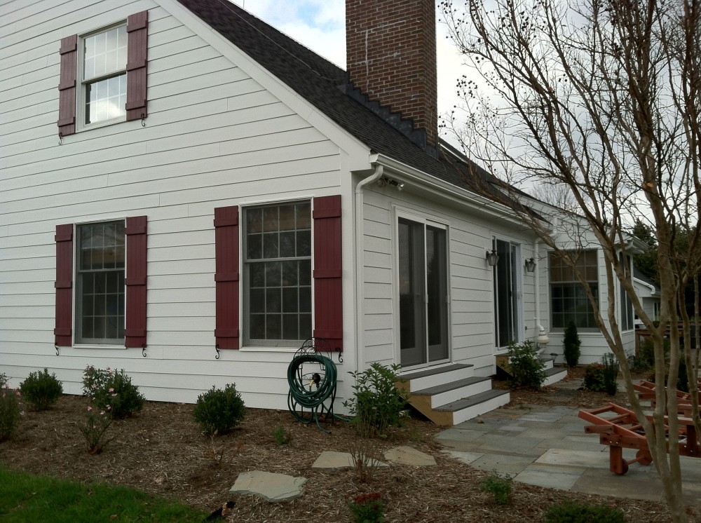 Photo By Custom Concepts Construction. James Hardie Arctic White Lap Siding