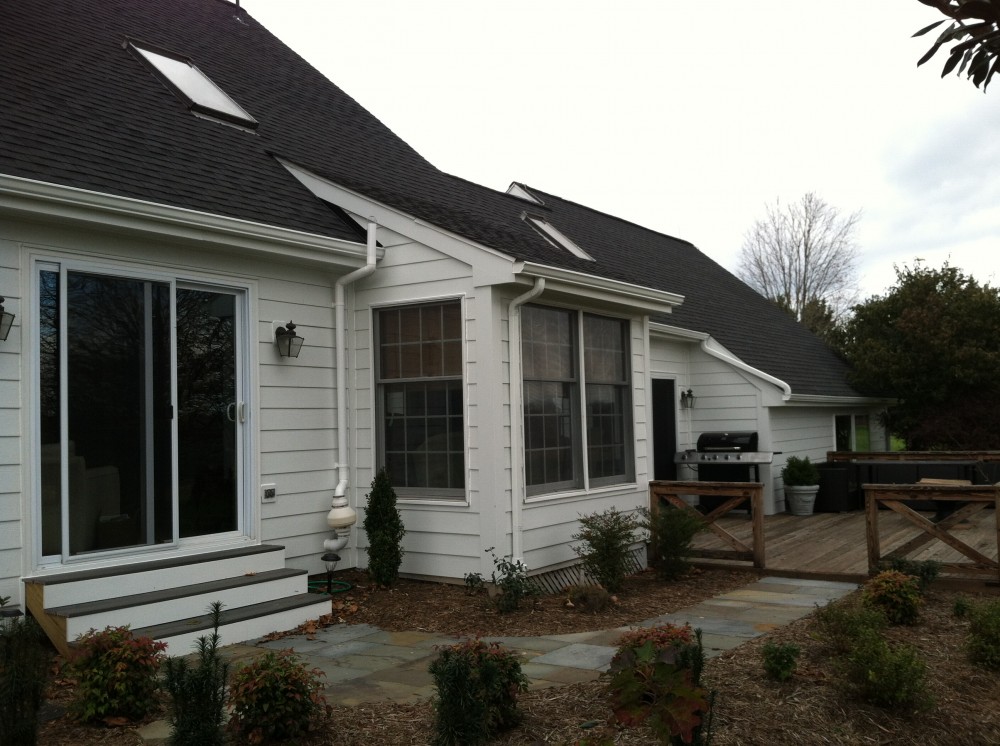 Photo By Custom Concepts Construction. James Hardie Arctic White Lap Siding