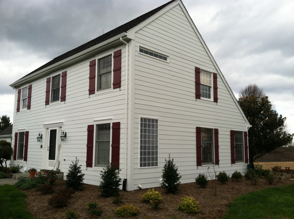 Photo By Custom Concepts Construction. James Hardie Arctic White Lap Siding