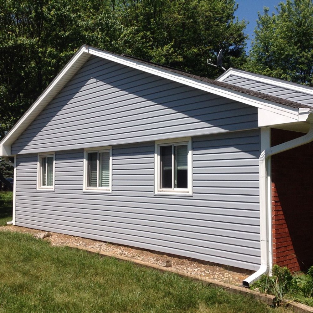 Photo By Moss Roofing. Insulated Siding Before And After