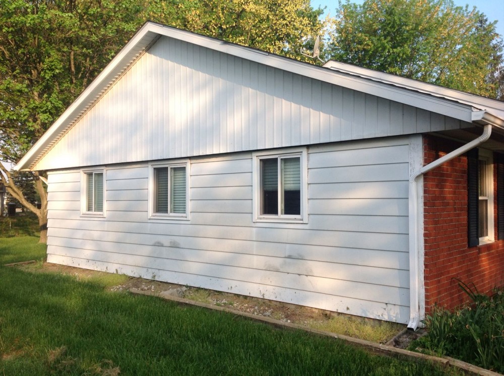 Photo By Moss Roofing. Insulated Siding Before And After