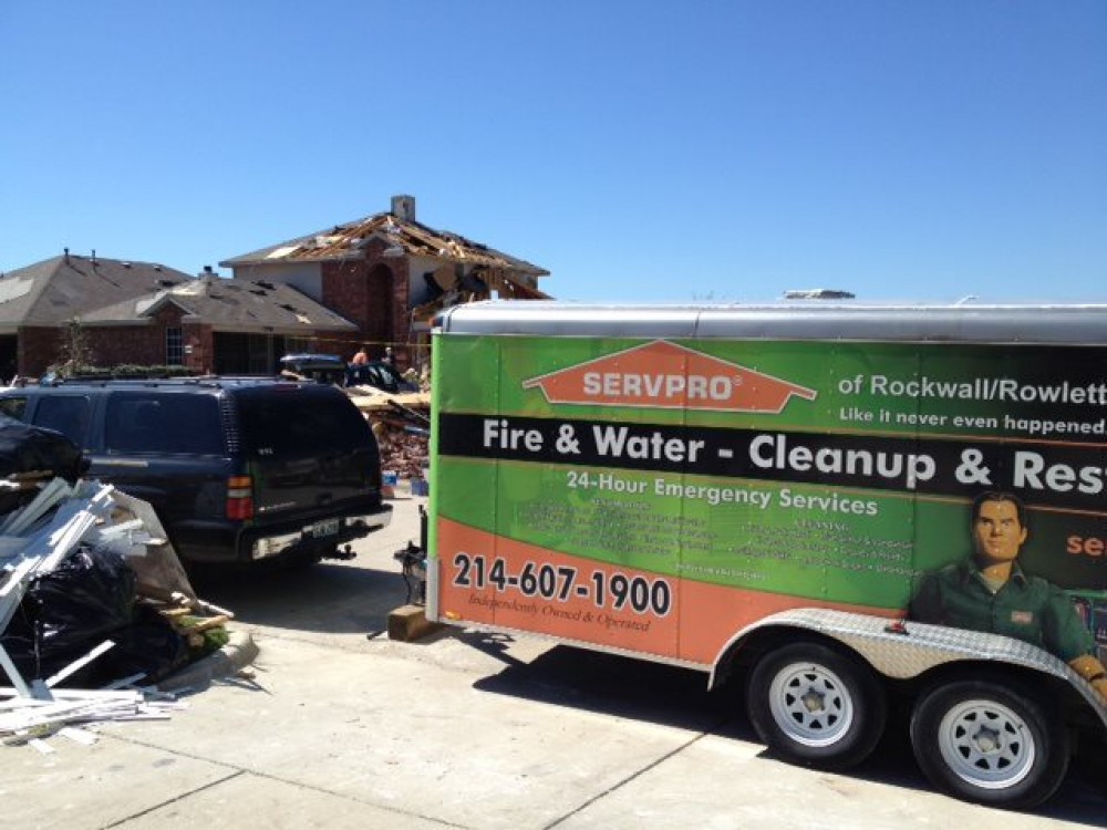 Photo By ServPro Of Rockwall/Rowlett. Servpro