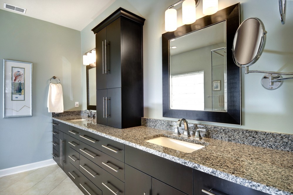 Photo By Strock Enterprises Design & Remodel. Master Bath