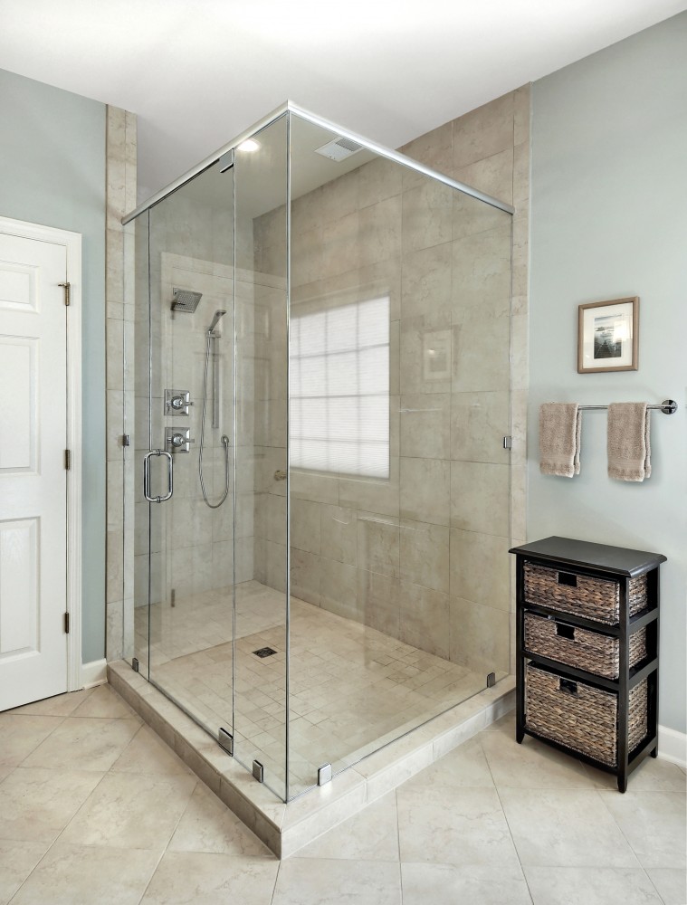 Photo By Strock Enterprises Design & Remodel. Master Bath