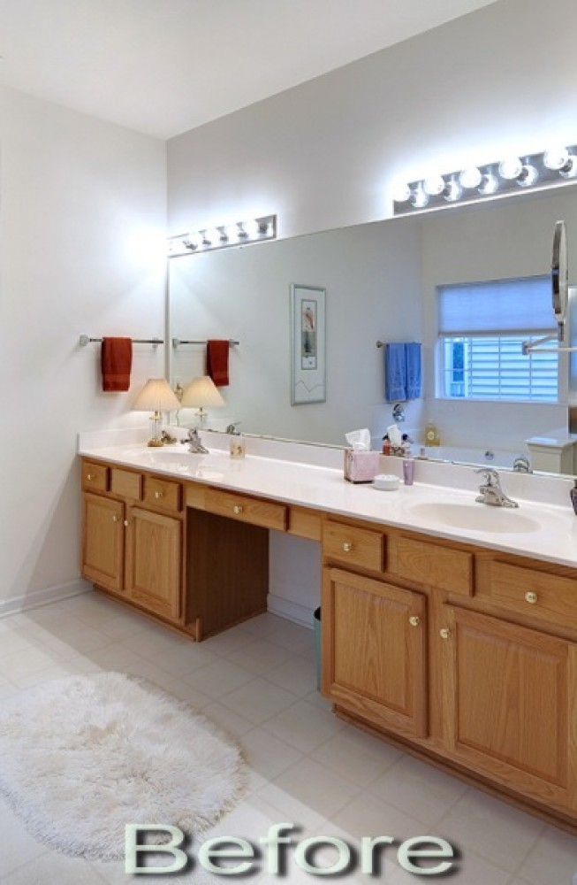 Photo By Strock Enterprises Design & Remodel. Master Bath