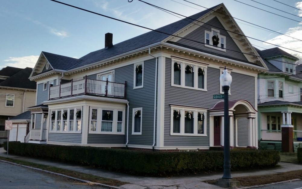 Photo By Care Free Homes Inc.. Historic New Bedford, MA Home Boasts Beautiful Siding Makeover