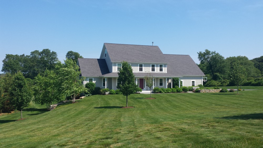 Photo By Care Free Homes Inc.. Custom Built Colonial With Farmer's Porch In South Dartmouth, MA