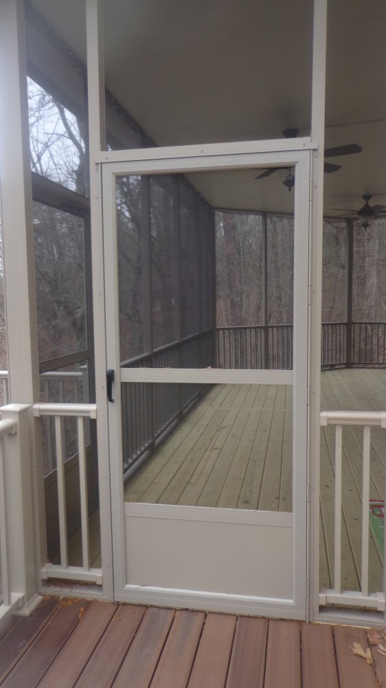 Photo By Durante Home Exteriors. Screen Room And Composite Deck