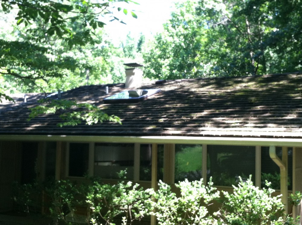 Photo By BRAX Roofing. Skylight Replacement