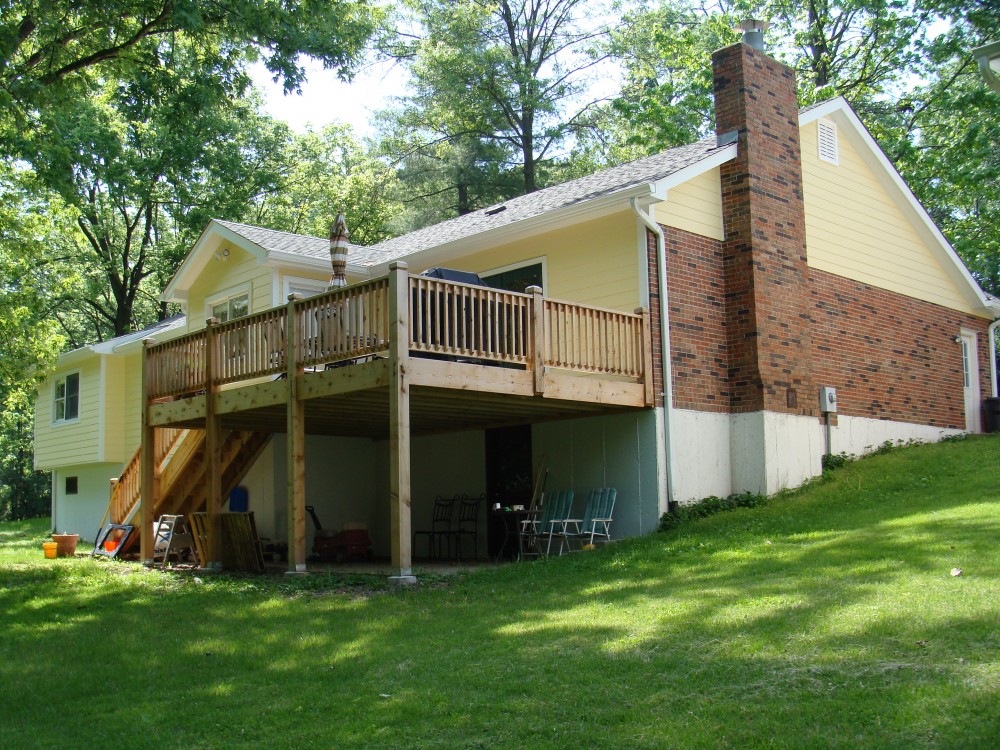 Photo By STL Siding Pros. Woodland Cream James Hardie Siding