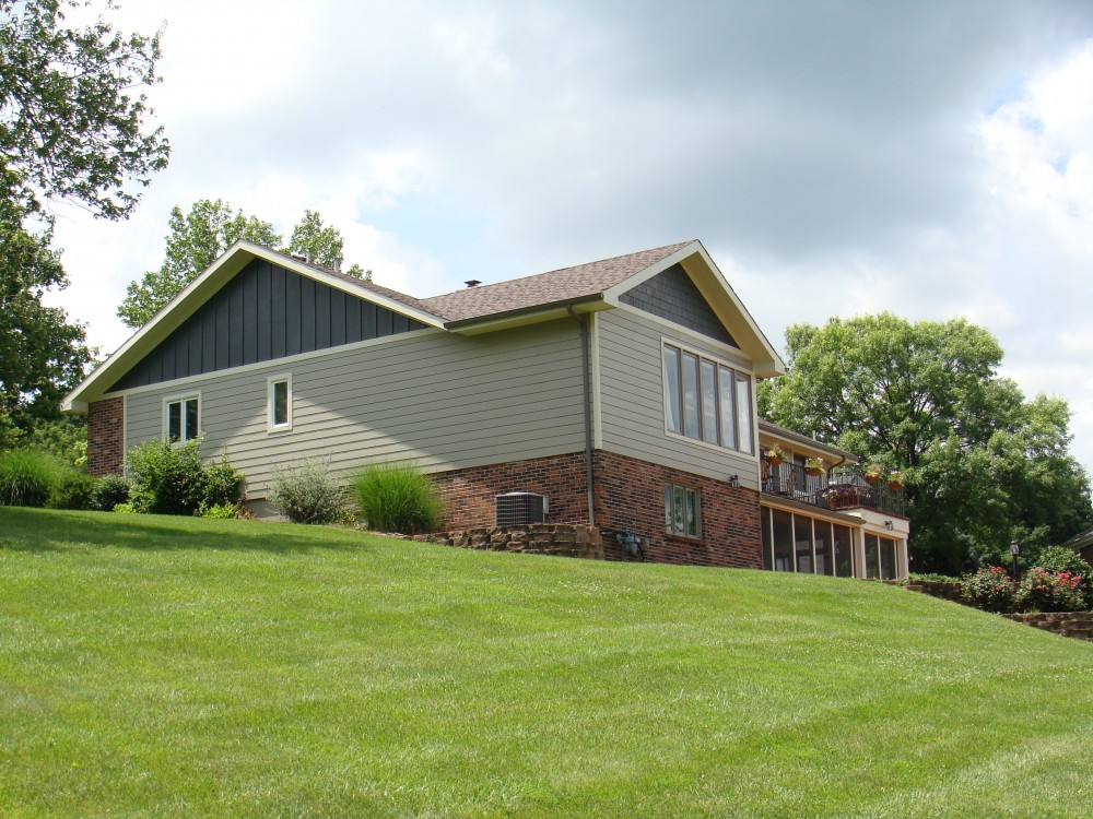 Photo By STL Siding Pros. Monterey Taupe James Hardie Siding