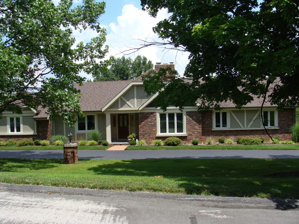 Photo By STL Siding Pros. Monterey Taupe James Hardie Siding