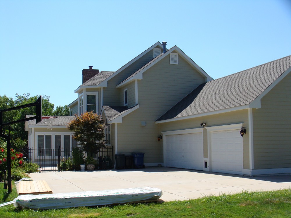 Photo By STL Siding Pros. Sandstone Beige James Hardie Siding