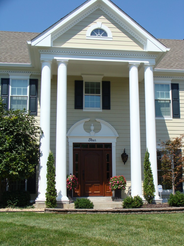 Photo By STL Siding Pros. Sandstone Beige James Hardie Siding