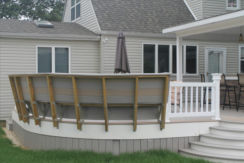 Photo By Double D Contractors, Inc.. Deck Massapequa Park