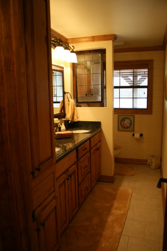 Photo By Ashley's Building And Construction, LLC. Log Cabin Remodel