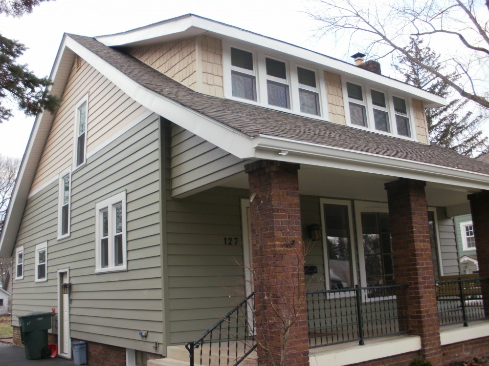 Photo By Ohio Exteriors. Stone, Shake, Siding, Windows ... The Works!