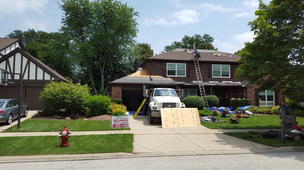Photo By Adams Roofing Professionals. Roof Replacement 