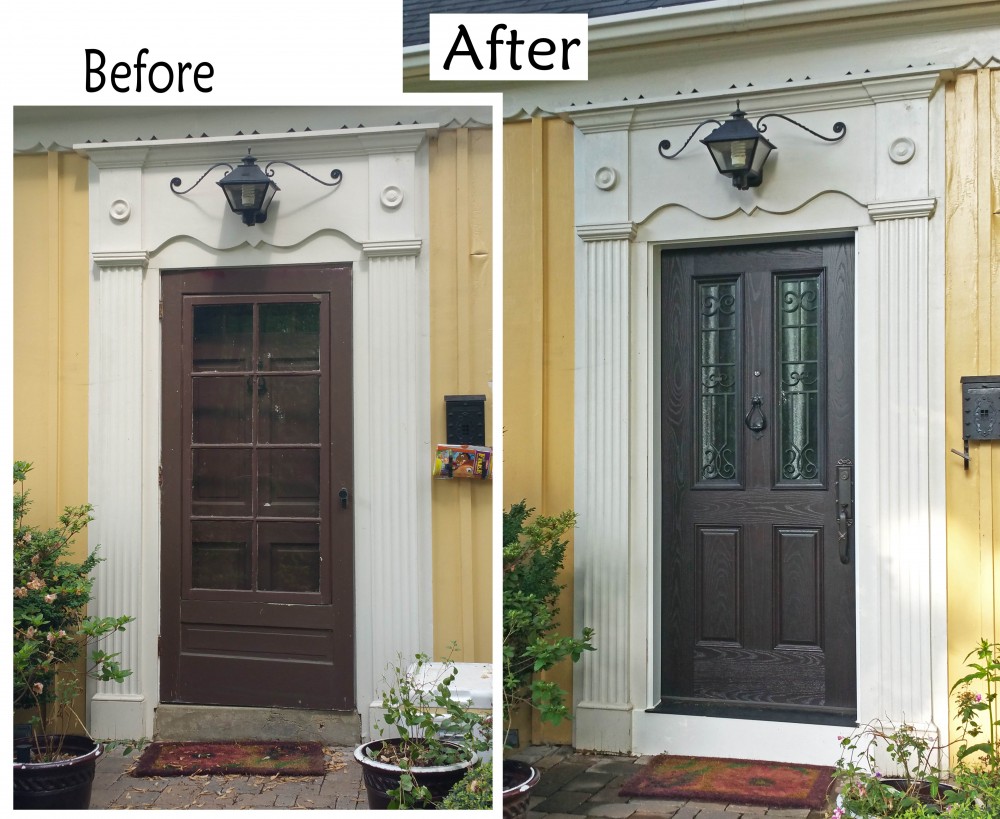 Photo By Crystal Exteriors LLC. Entry Door Replacement