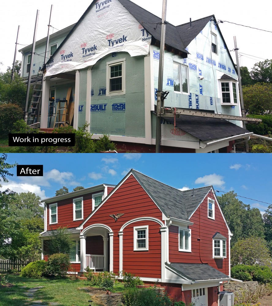 Photo By Crystal Exteriors LLC. James Hardie Siding