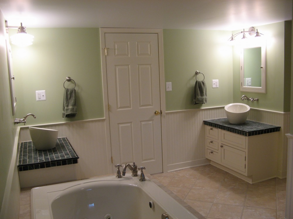 Photo By Houseworks Unlimited, Inc.. Custom Master Bathroom Suite