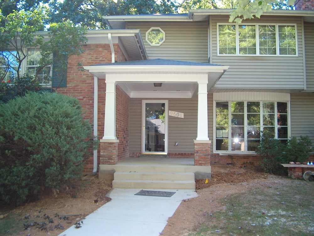 Photo By Houseworks Unlimited, Inc.. Craftsman Style Portico Addition Bethesda