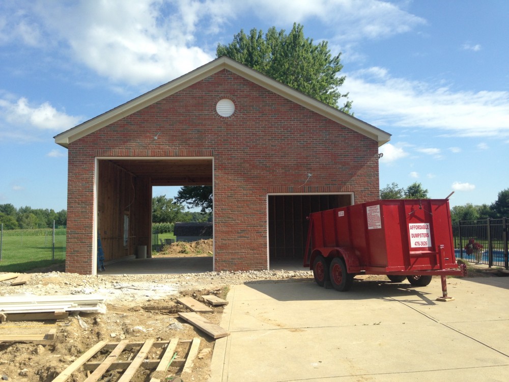 Photo By Ohio Exteriors. Detached Garage For RV And Auto