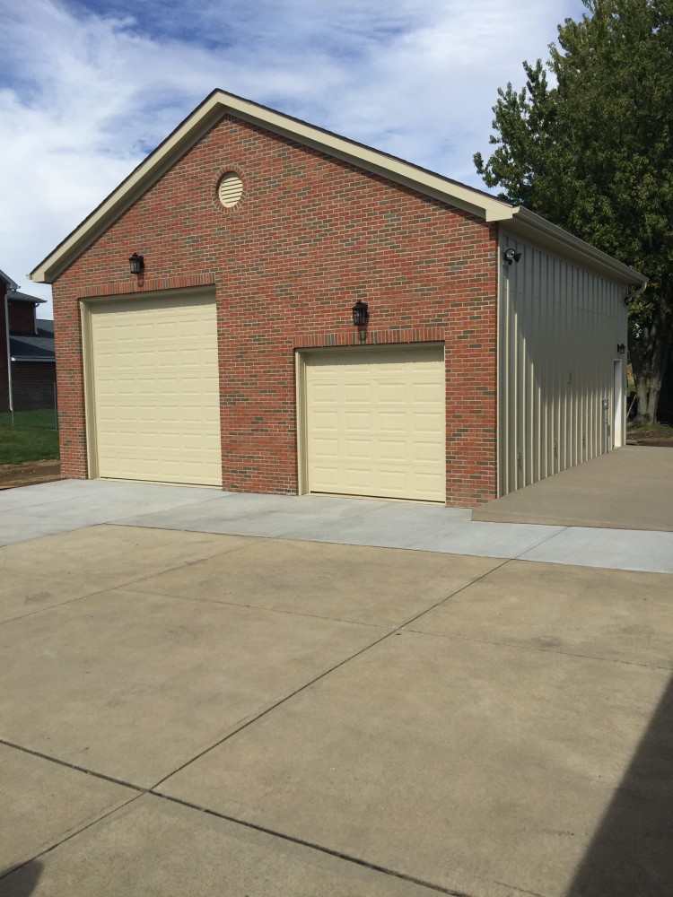 Photo By Ohio Exteriors. Detached Garage For RV And Auto