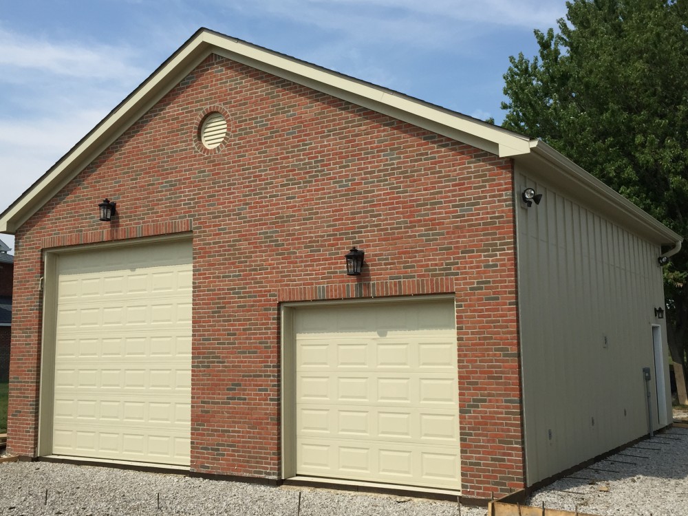 Photo By Ohio Exteriors. Detached Garage For RV And Auto