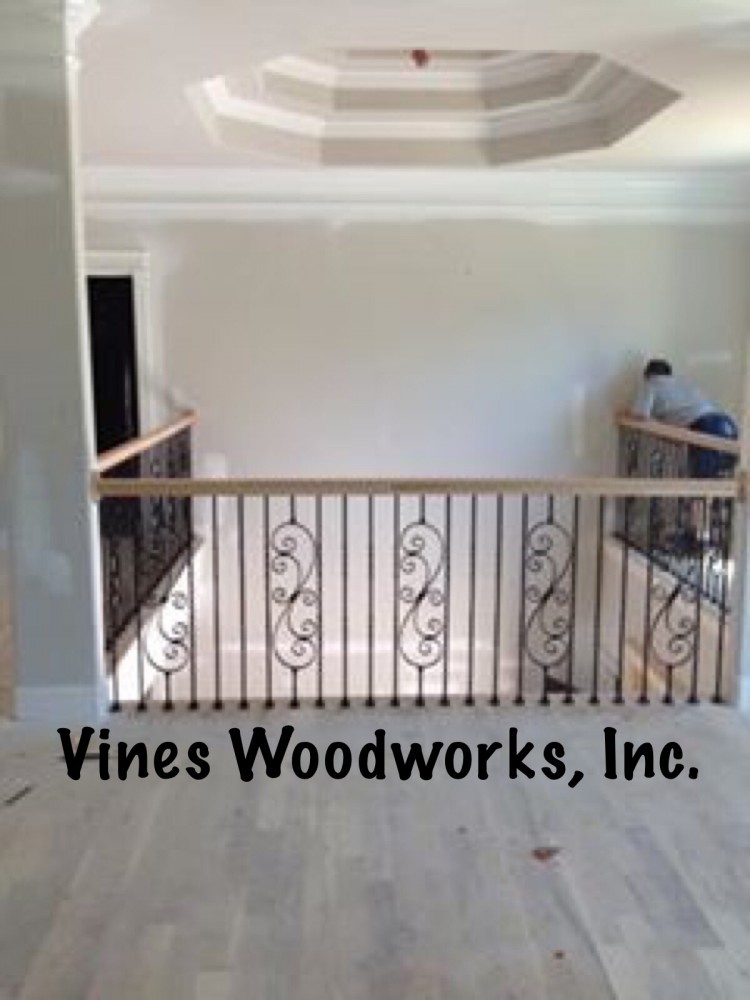 Photo By Vines Woodworks, Inc.. Custom Stairs