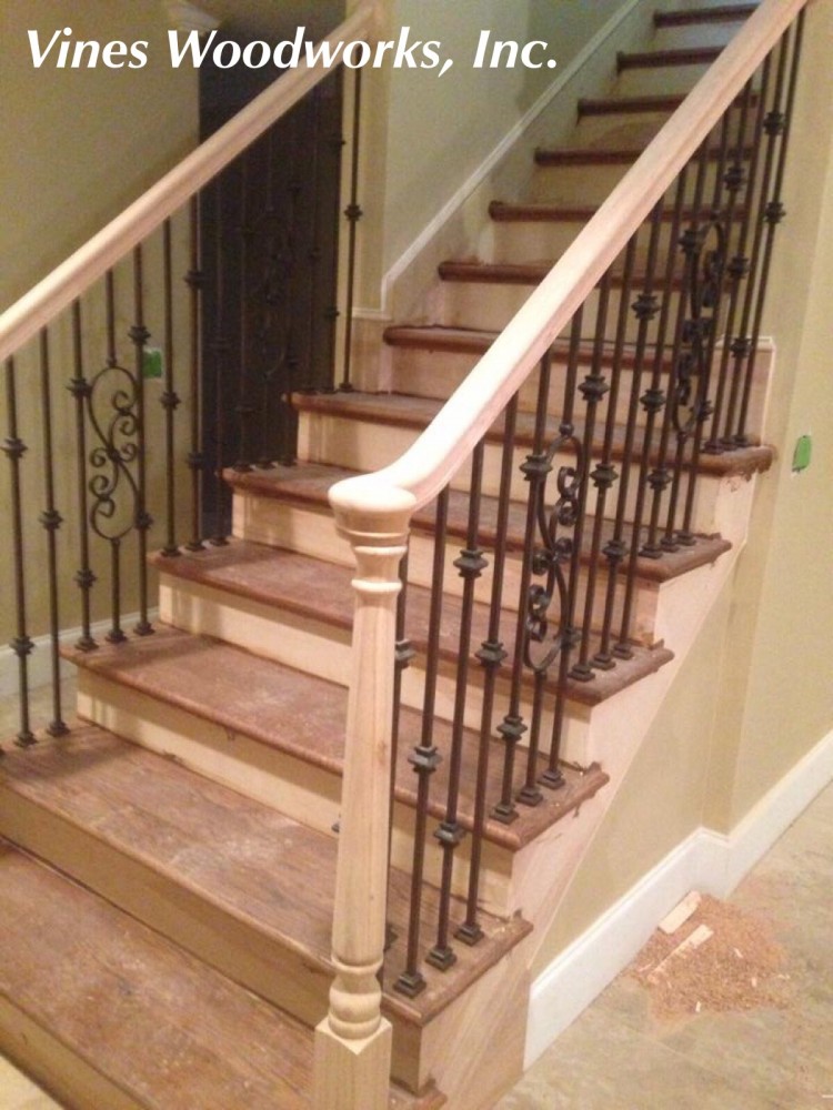 Photo By Vines Woodworks, Inc.. Custom Stairs