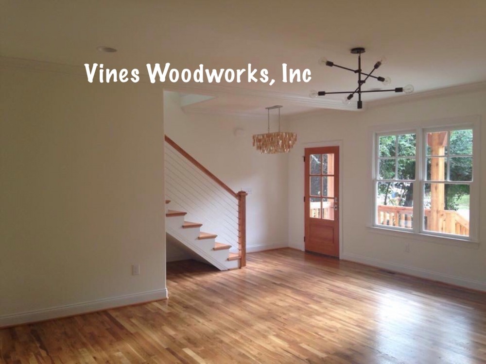 Photo By Vines Woodworks, Inc.. Custom Stairs