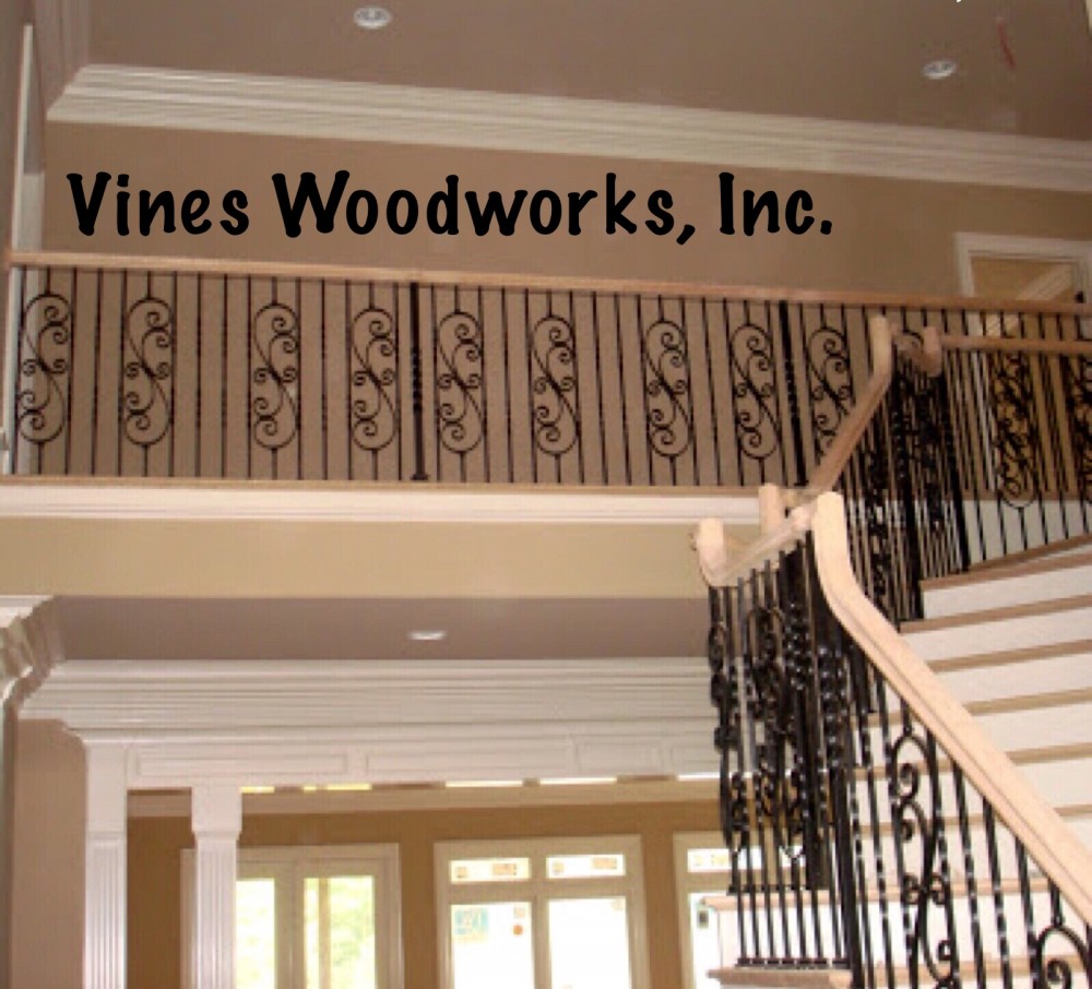 Photo By Vines Woodworks, Inc.. Custom Stairs