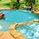 Photo by Hauk Custom Pools, LLC. Hauk Custom Pools Formal Geometric Designs - thumbnail