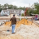Photo by Gavigan Construction. foundation under way at azalea square - thumbnail