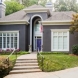 Photo by SuperiorPRO. Stucco Painted Grey - With a Pop of Purple! - thumbnail