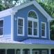 Photo by Custom Concepts Construction. Hardie Plank Lap Siding Boothbay Blue - thumbnail