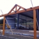 Photo by Lancaster County Timber Frames, Inc.. Timber Frame Entry -Hardware Store Location - thumbnail