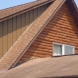 Photo by Custom Concepts Construction. James Hardie Vertical Panel Khaki Brown - thumbnail