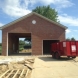 Photo by Ohio Exteriors. Detached Garage for RV and Auto - thumbnail